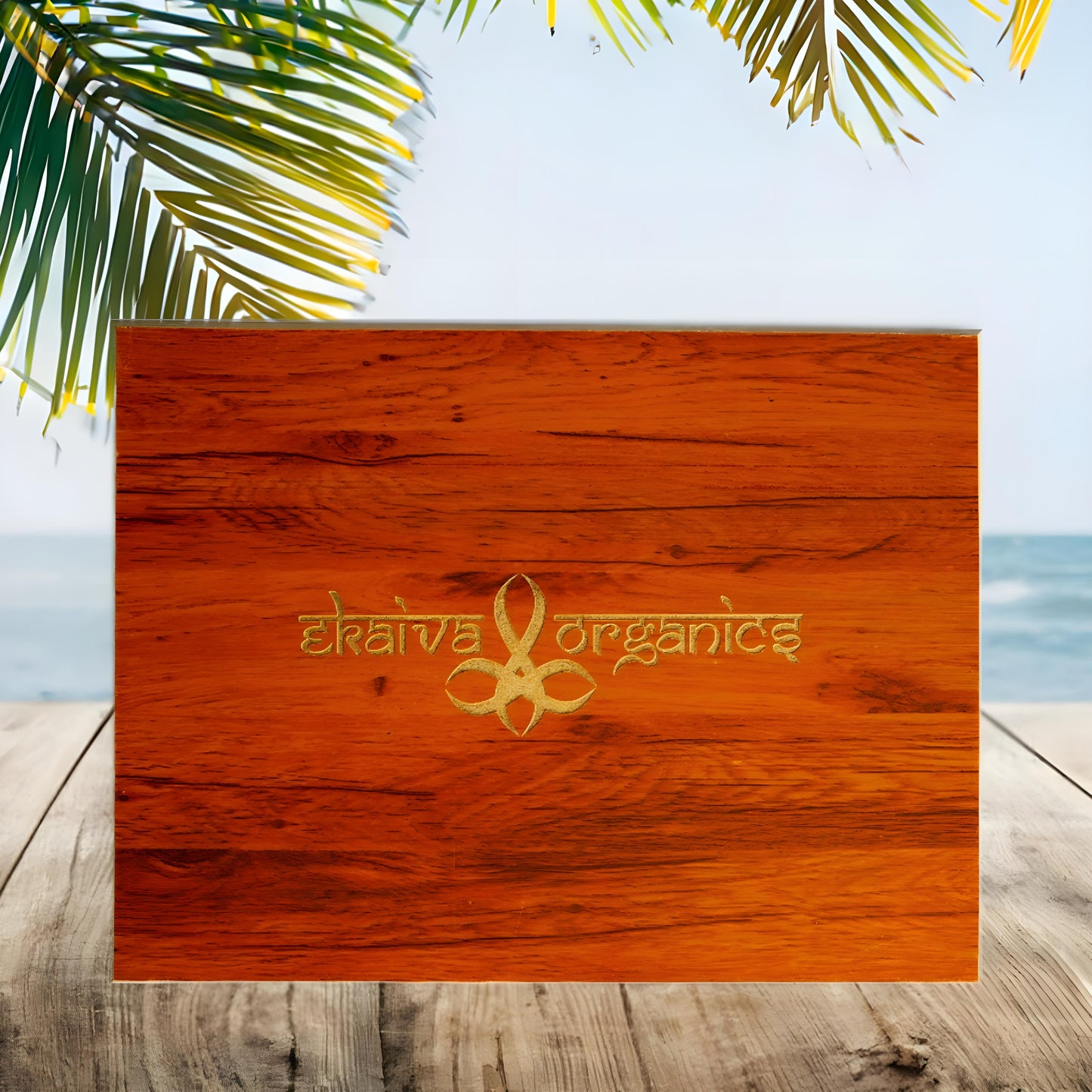 Ekaiva Organics 12 Soaps Set, Natural Organic Chemical-Free Soap, Fresh Scent, Hydrating for Dry Skin, Luxury Gift Box in an Elegent Engineered Wooden Box, 1070 gm (Pack of 12)