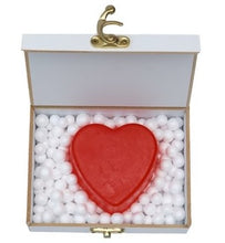Ekaiva Organics Love Lush - Romantic Essentials Collection : Divine Lotus Scented Heart in Classic wooden box