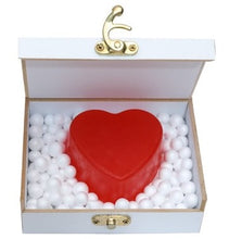Ekaiva Organics Love Lush - Romantic Essentials Collection : Divine Lotus Scented Heart in Classic wooden box