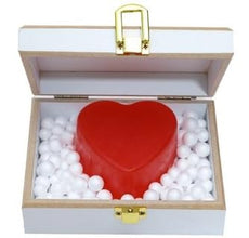 Ekaiva Organics Love Lush - Romantic Divine Lotus Scented Heart in Deluxe Wooden Box