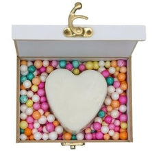 Ekaiva Organics Love Lush - Romantic Essentials Collection : Jasmine Scented Heart in Classic wooden box
