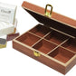 Luxurious Mini Bathing Bar Gift Set, 6 Pieces (Brown)