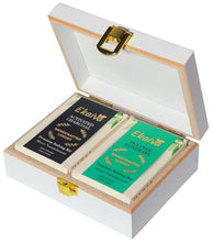 Ekaiva Organics Luxury Gift Box Deluxe Duo Box of Activated Charcoal & Teatree Rosemary Engineered Wooden Box with 2 Luxury Bathing Bars
