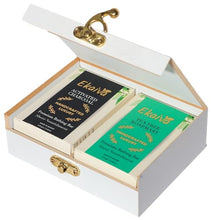 Ekaiva Organics Luxury Gift Box - Classic Collection: Activated Charcoal & Teatree Rosemary Bathing Bars in an Elegant Engineered Wooden Box
