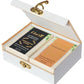 Ekaiva Organics Luxury Gift Box Classic Collection Box of Activated Charcoal & Sandalwood Engineered Wooden Box