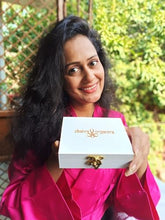 Ekaiva Organics Love Lush - Romantic Essentials Collection : Jasmine Scented Heart in Classic wooden box