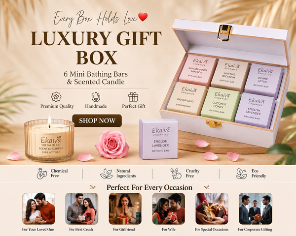 Luxurious Mini Bathing Bar Gift Set, 6 Pieces