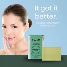 Tea Tree Rosemarry Daily Bathing Soap for Acne-Fighting & Oil Production Balancing, 125 gm