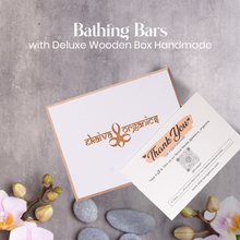 Ekaiva Organics Luxury Gift Box Deluxe Duo Box of Activated Charcoal & Coconut Honey Engineered Wooden Box with 2 Luxury Bathing Bars