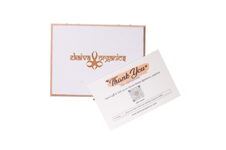 Ekaiva Organics Luxury Gift Box - Deluxe Duo: Activated Charcoal & Coconut Honey Bathing Bars in an Elegant Engineered Wooden Box