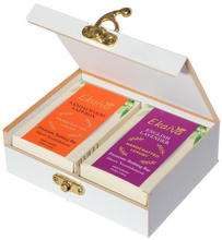 Ekaiva Organics Luxury Gift Box : Classic Collection: Sandalwood Saffron & English Lavender Bathing Bars in an Elegant Engineered Wooden Box