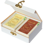 Ekaiva Organics Luxury Gift Box - Deluxe Duo: Jasmine Blossom & Almond Oil Bathing Bars in an Elegant Engineered Wooden Box