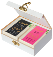Ekaiva Organics Luxury Gift Box - Classic Collection: Activated Charcoal & Divine Lotus Bathing Bars in an Elegant Engineered Wooden Box