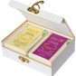 Ekaiva Organics Luxury Gift Box - Classic Collection: Jasmine Blossom & English Lavender Bathing Bars in an Elegant Engineered Wooden Box