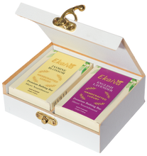 Ekaiva Organics Luxury Gift Box - Classic Collection: Jasmine Blossom & English Lavender Bathing Bars in an Elegant Engineered Wooden Box