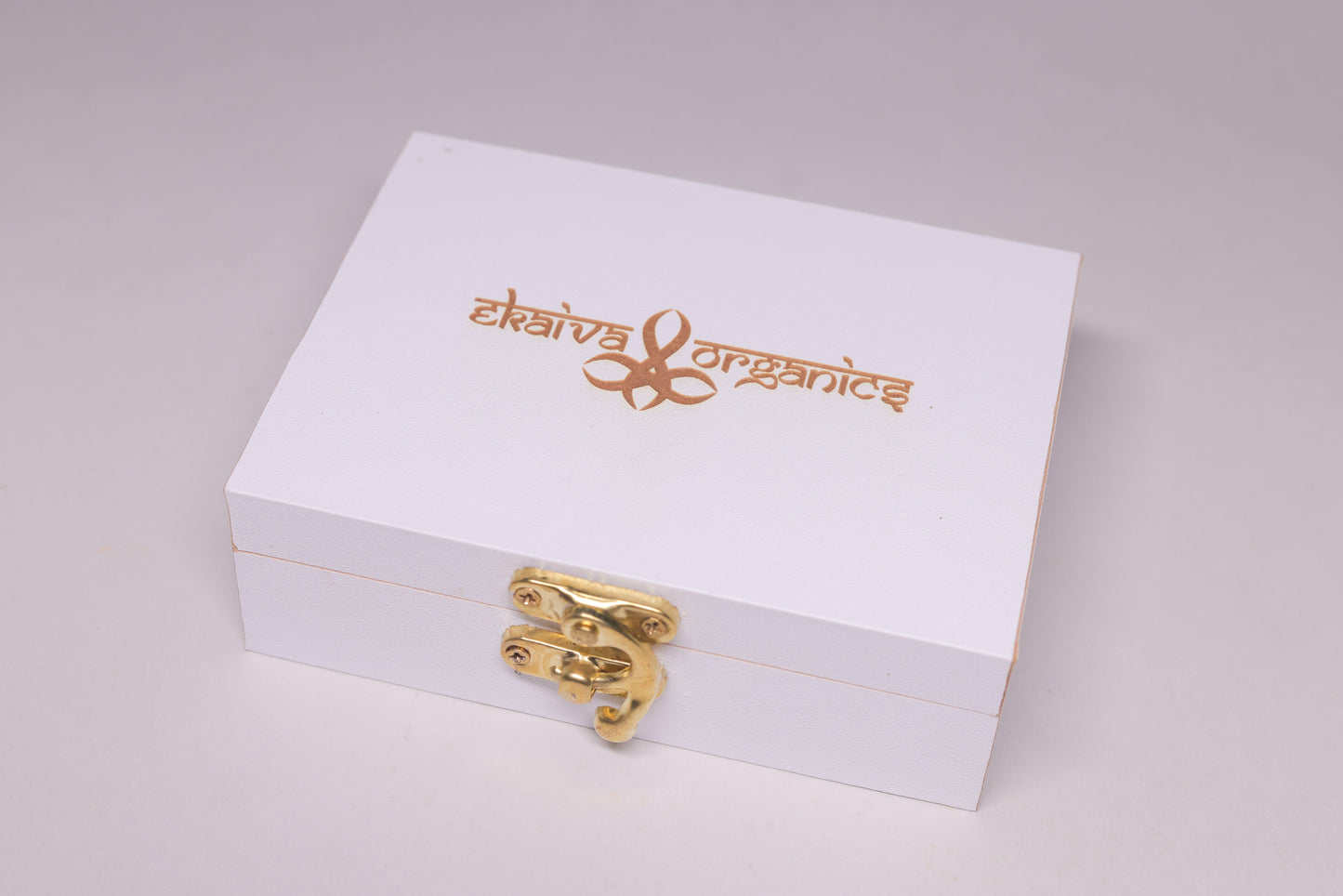 Ekaiva Organics Luxury Gift Box Classic Collection Box of Activated Charcoal & Sandalwood Engineered Wooden Box