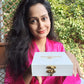 Ekaiva Organics Luxury Gift Box - Deluxe Duo: Jasmine Blossom & Almond Oil Bathing Bars in an Elegant Engineered Wooden Box