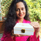 Ekaiva Organics Luxury Gift Box - Deluxe Duo: Sandalwood Saffron & Almond Oil Bathing Bars in an Elegant Engineered Wooden Box