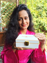 Ekaiva Organics Luxury Gift Box - Deluxe Duo: Activated Charcoal & Sandalwood Bathing Bars in an Elegant Engineered Wooden Box