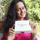 Ekaiva Organics Luxury Gift Box - Deluxe Duo: Sandalwood Saffron & Almond Oil Bathing Bars in an Elegant Engineered Wooden Box