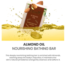 Almond Oil Daily Bathing Soap for Nourishing & Moisturizing Natural Soap, 125 gm
