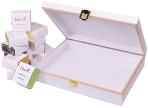Luxury Gift Set of 12 Bathing Bars (Royal White)