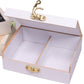 Ekaiva Organics Luxury Gift Box - Deluxe Duo: Jasmine Blossom & Almond Oil Bathing Bars in an Elegant Engineered Wooden Box