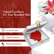 Ekaiva Organics Love Lush - Romantic Divine Lotus Scented Heart in Deluxe Wooden Box